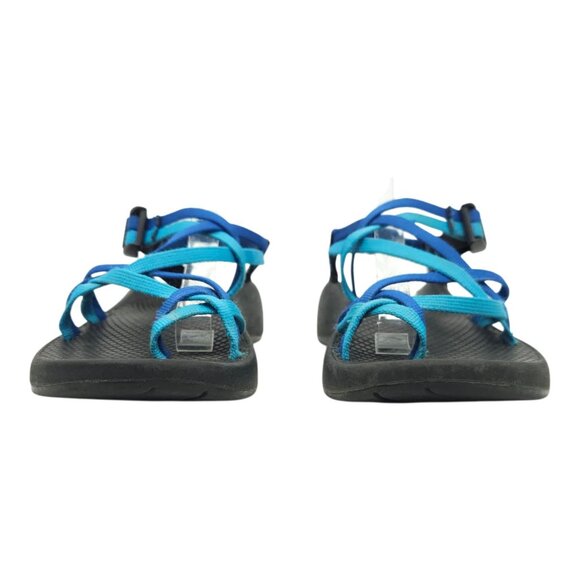 Chaco ZX/2 Classic Sandals Womens 8 Adjustable Straps Toe Loop Vibram Sole Blue - Picture 3 of 16